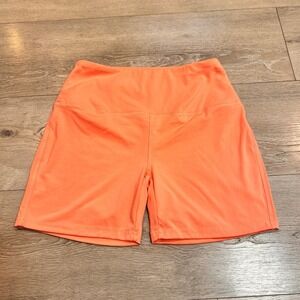 Series 8 Womens Activewear Yoga Biker Shorts‎ High Waist Athletic Large L